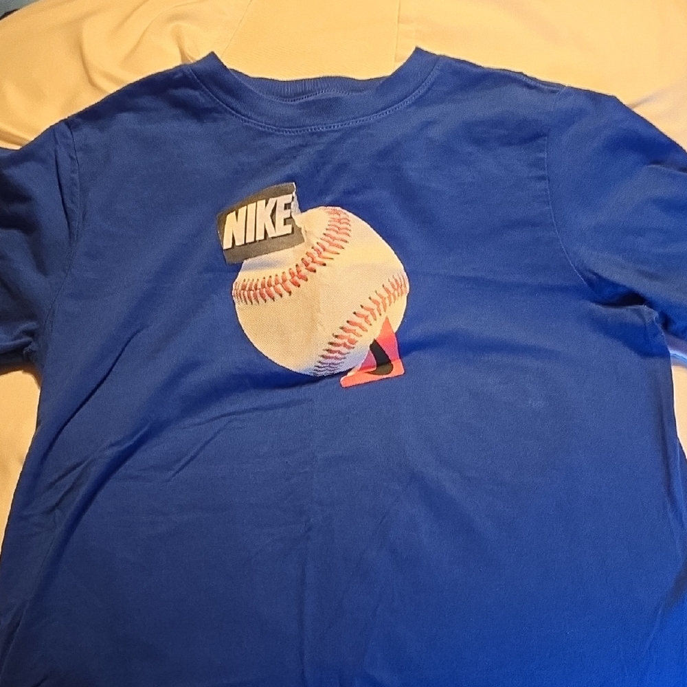 Nike Kids Blue Baseball Tee